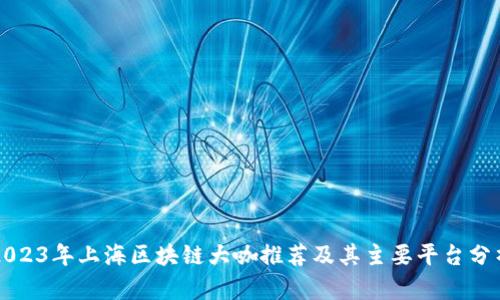 2023年上海区块链大咖推荐及其主要平台分析