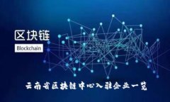 云南省区块链中心入驻企业一览